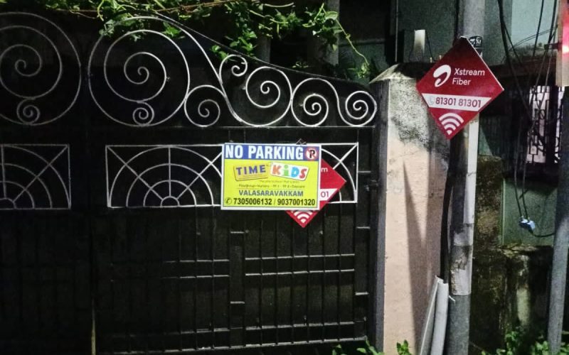 No Parking Board Advertising In Chennai